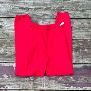 Vintage 90s Red tultex sweatpants size M made in USA NOS